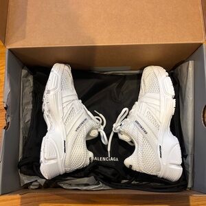 Balenciaga Phantom Mesh White Sneakers